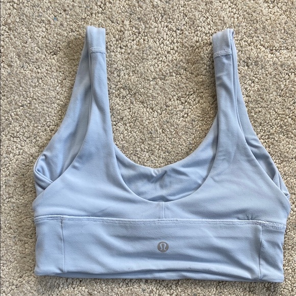 Lululemon Light Blue Sports Bra - Picture 2 of 3